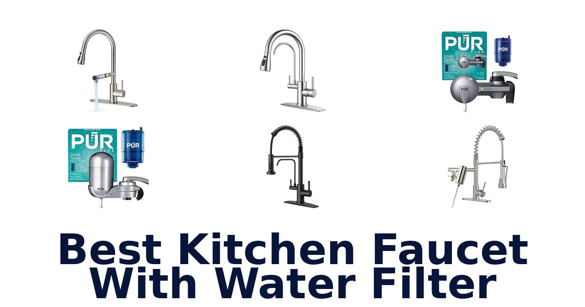 best kitchen faucet with water filter