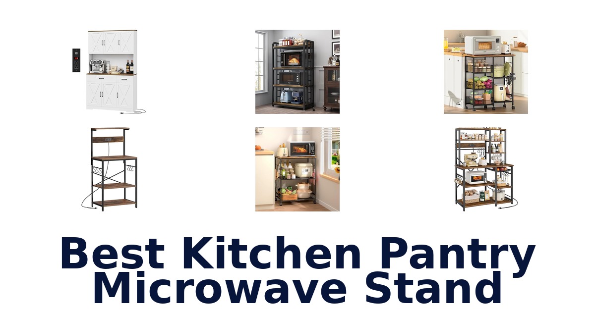 best kitchen pantry microwave stand