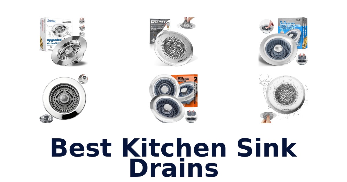 best kitchen sink drains