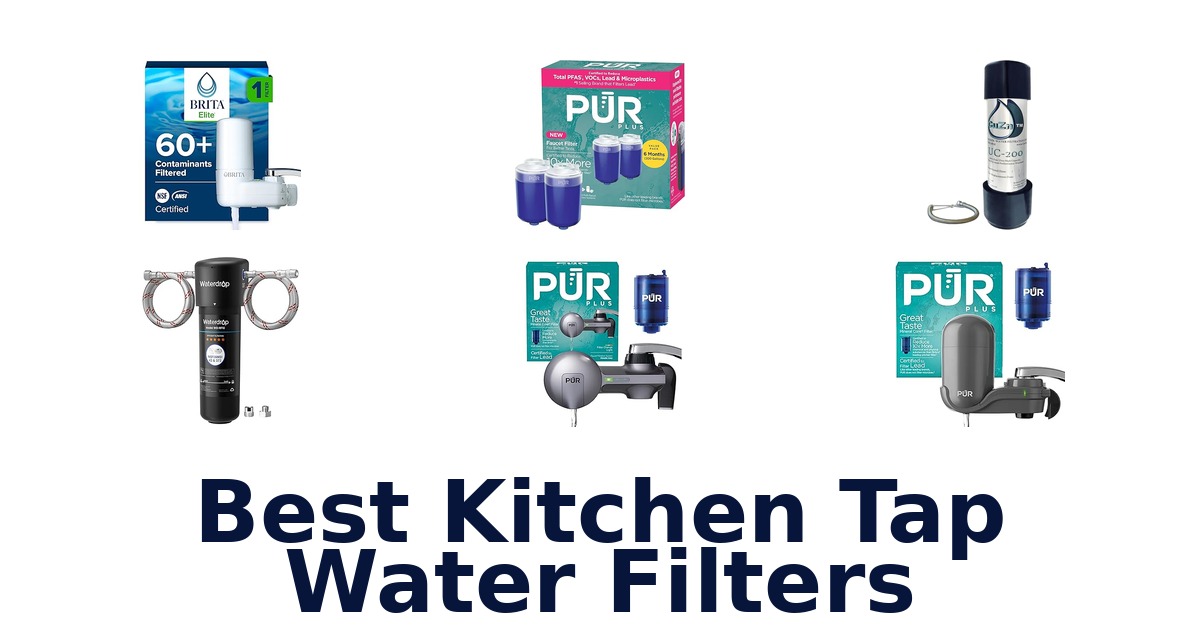 best kitchen tap water filters
