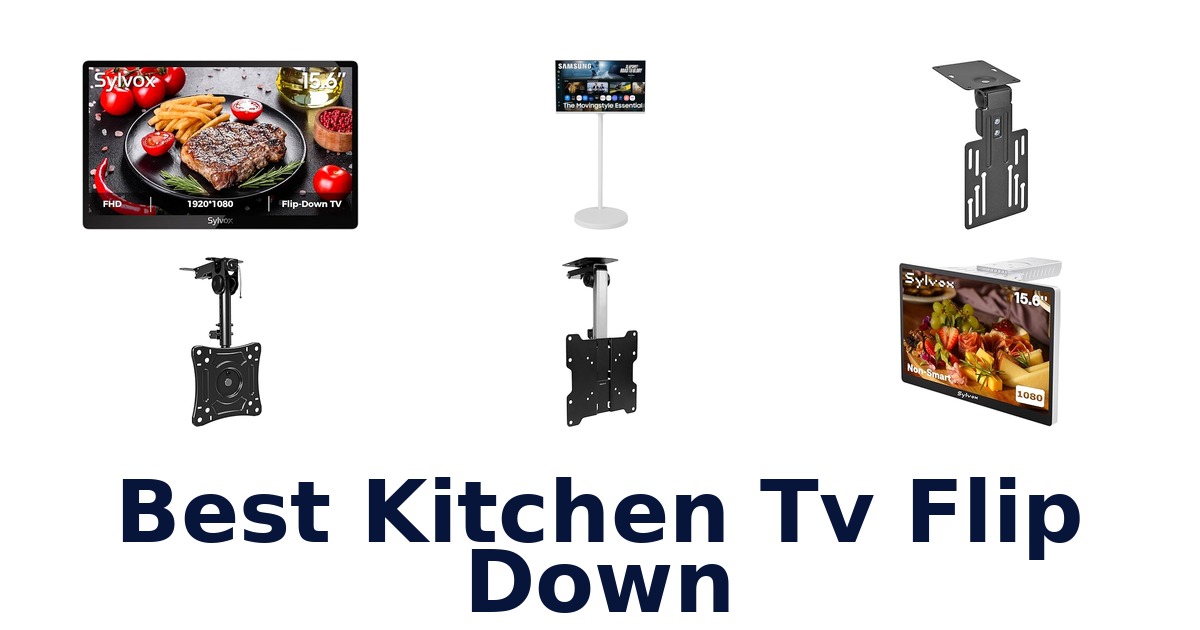 best kitchen tv flip down