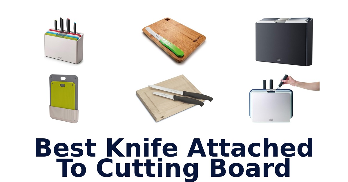 best knife attached to cutting board