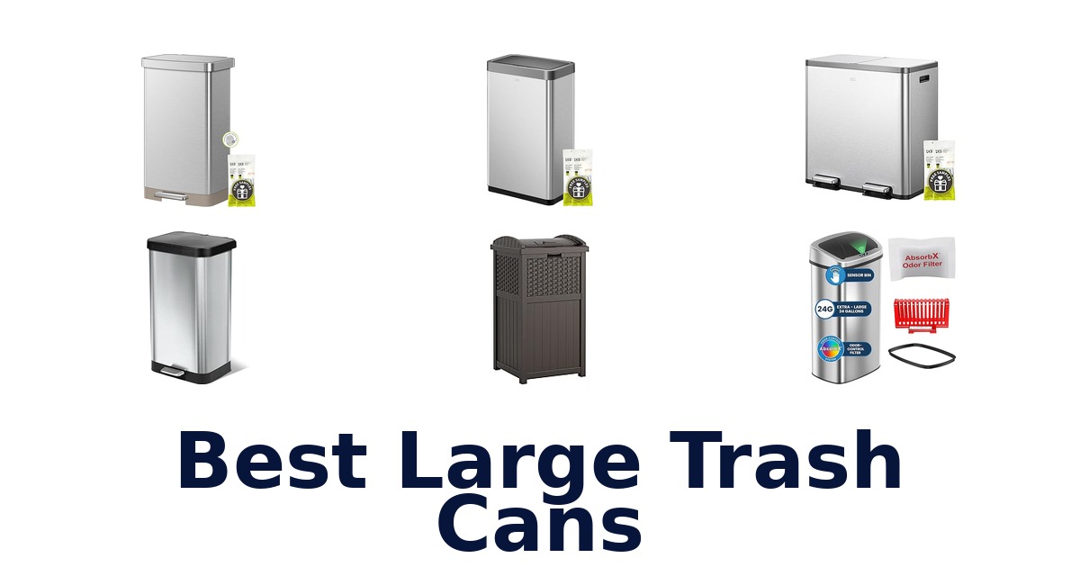 best large trash cans