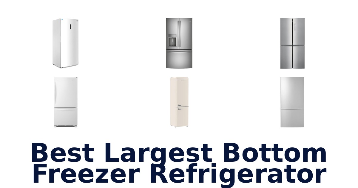 best largest bottom freezer refrigerator