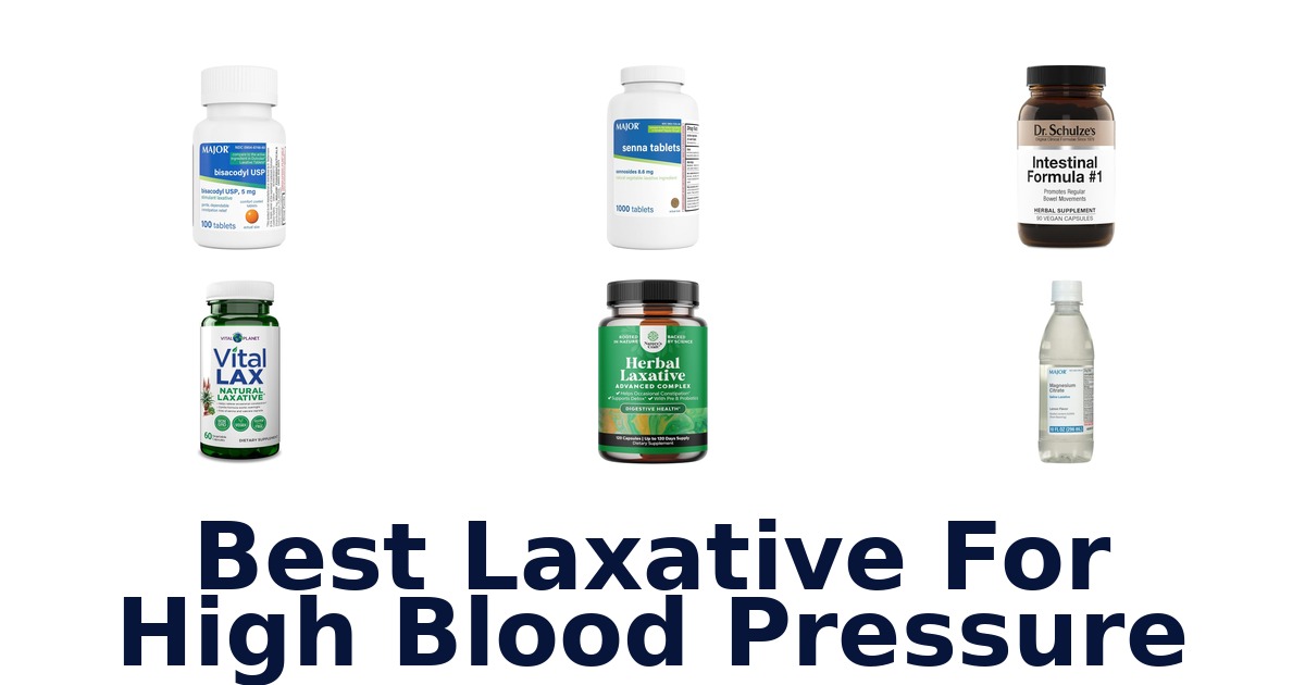 best laxative for high blood pressure