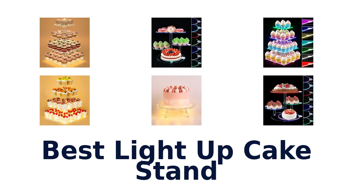 best light up cake stand