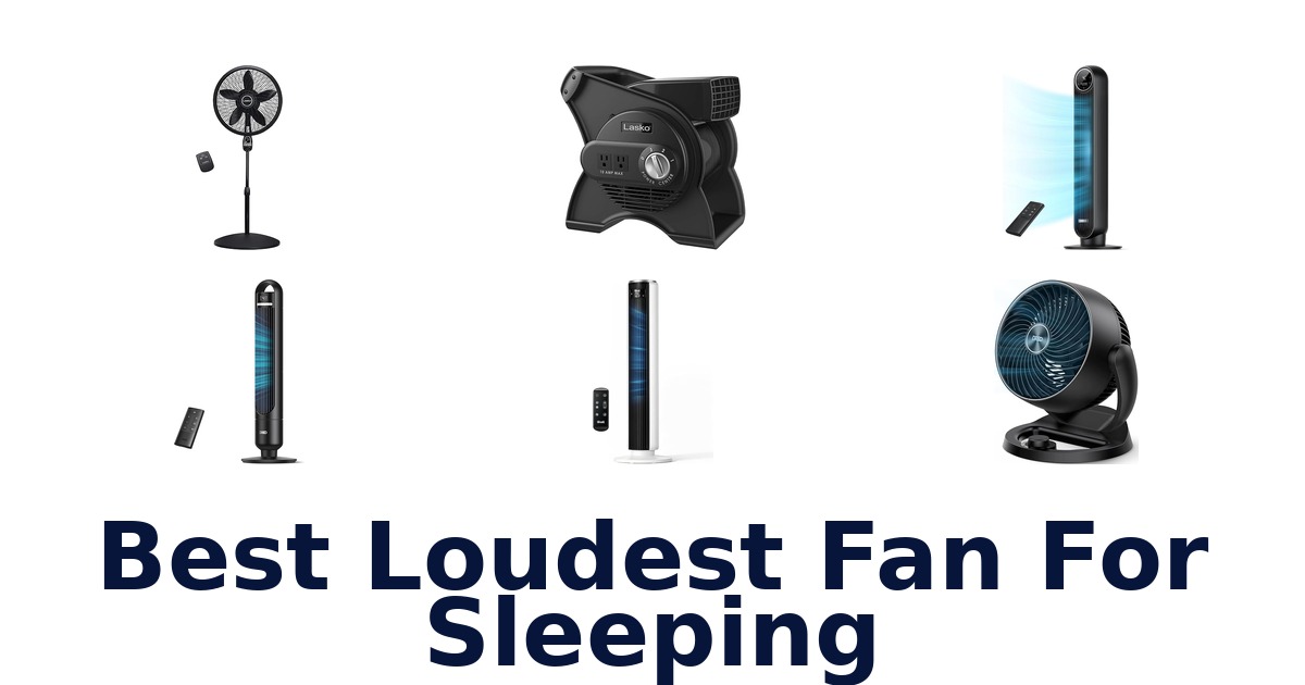 best loudest fan for sleeping