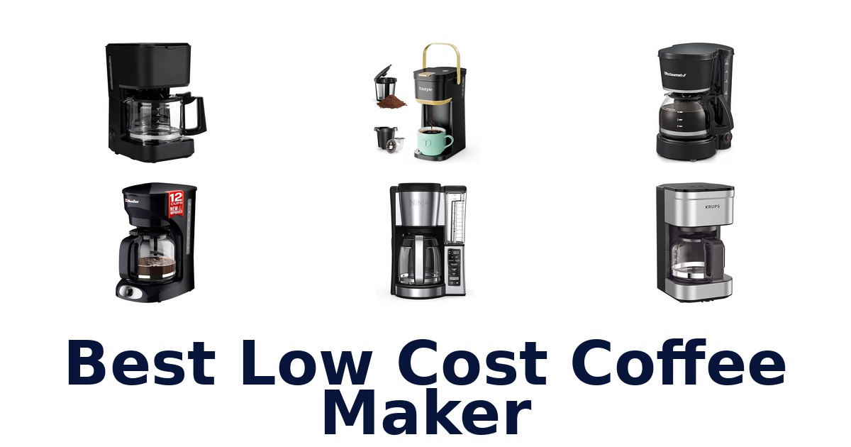 best low cost coffee maker