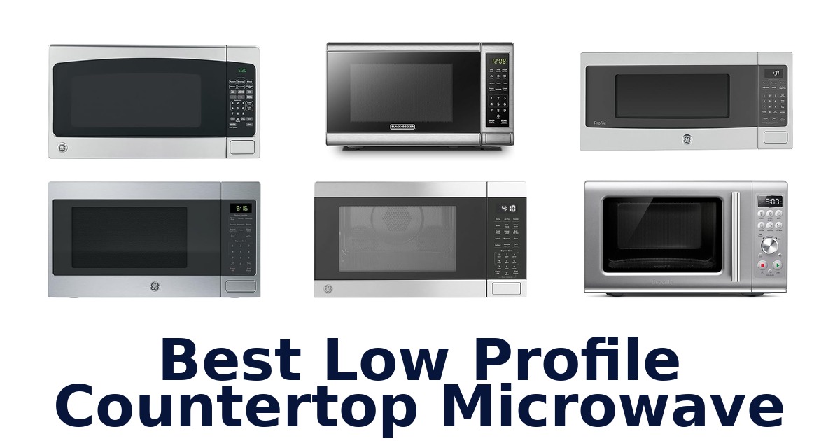 best low profile countertop microwave
