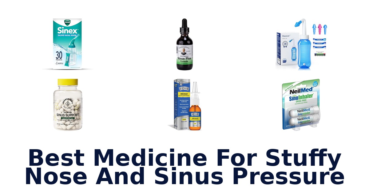 best medicine for stuffy nose and sinus pressure