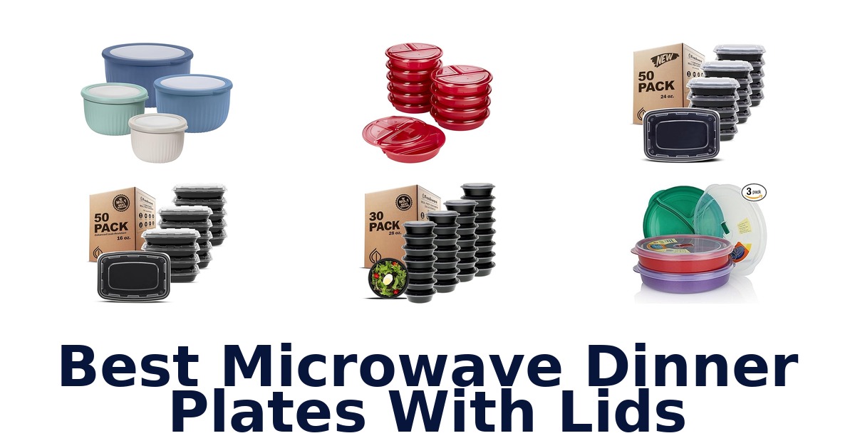 best microwave dinner plates with lids