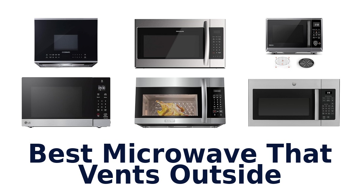 best microwave that vents outside