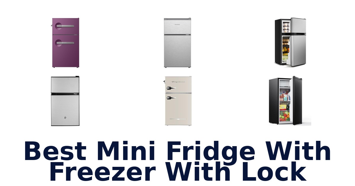 best mini fridge with freezer with lock