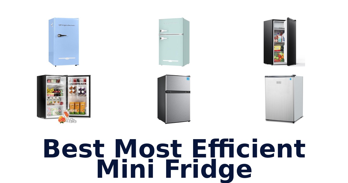 best most efficient mini fridge