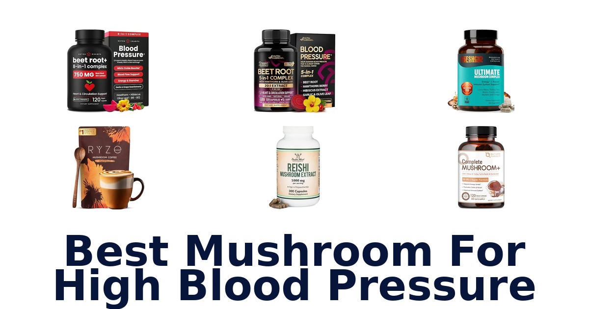 best mushroom for high blood pressure
