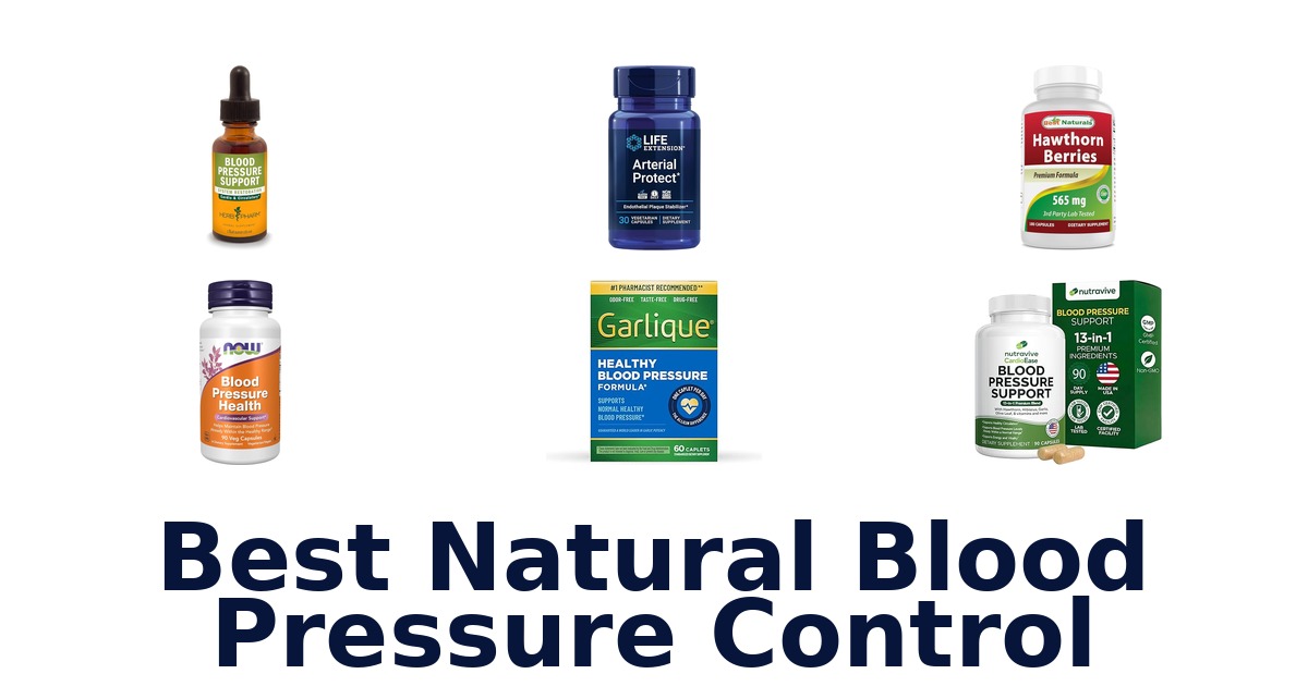 best natural blood pressure control
