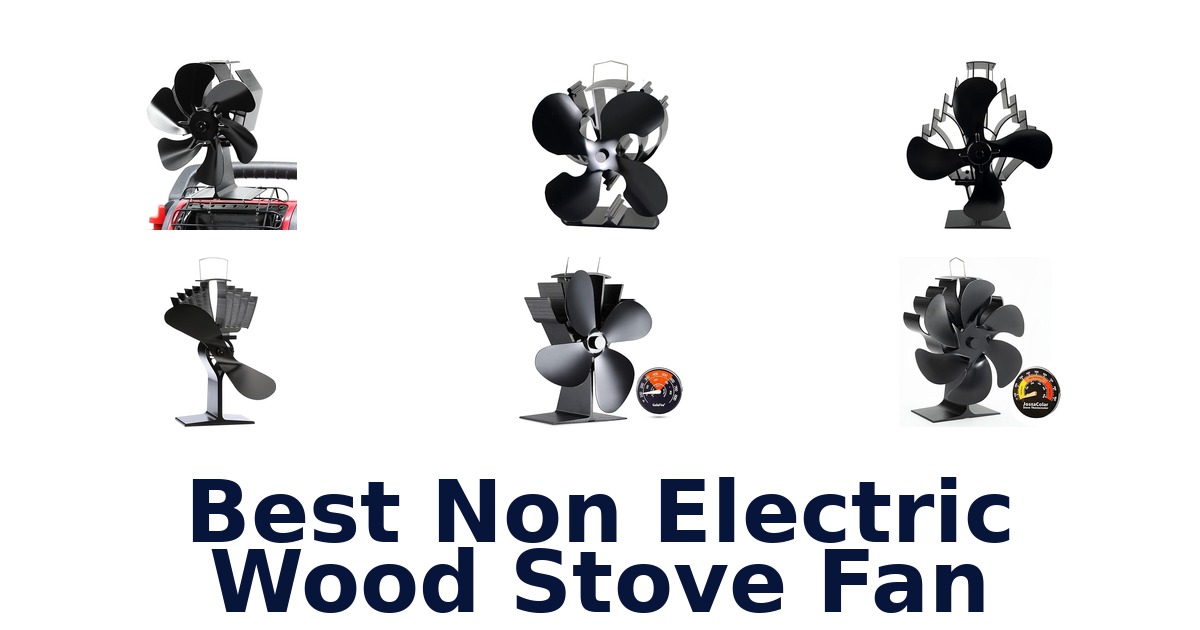 best non electric wood stove fan