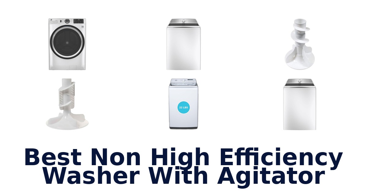 best non high efficiency washer with agitator