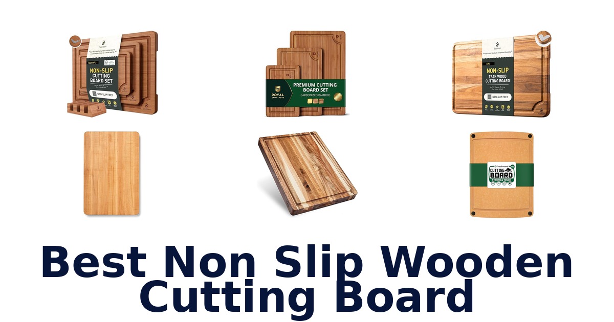 best non slip wooden cutting board