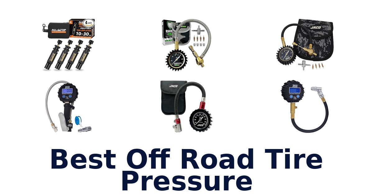 best off road tire pressure