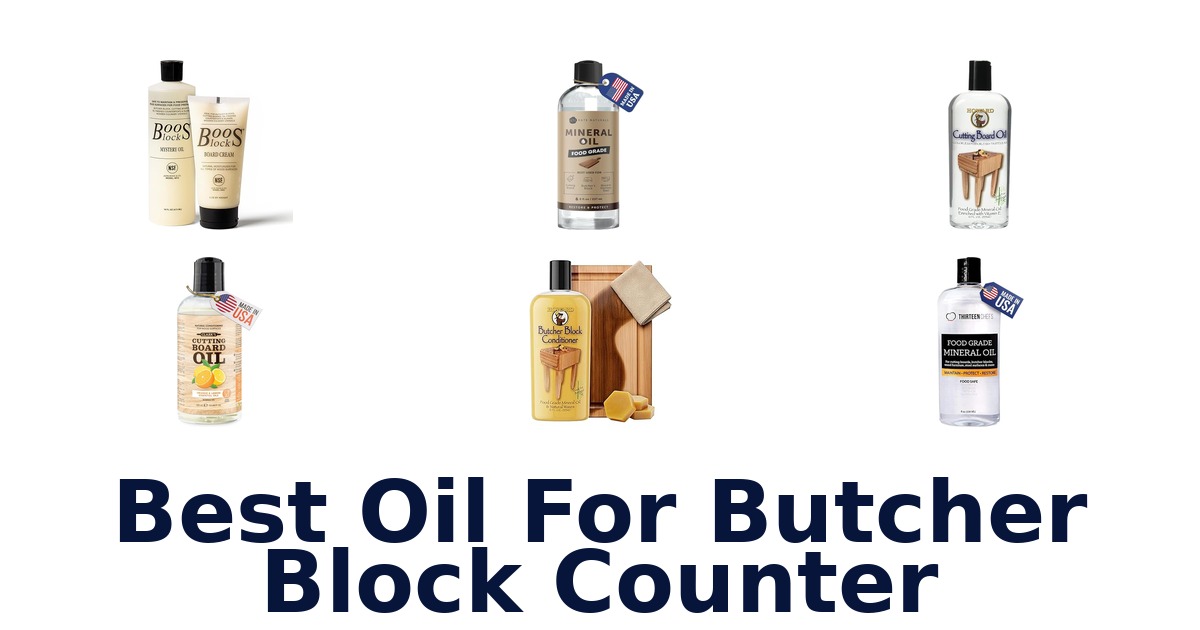 best oil for butcher block counter