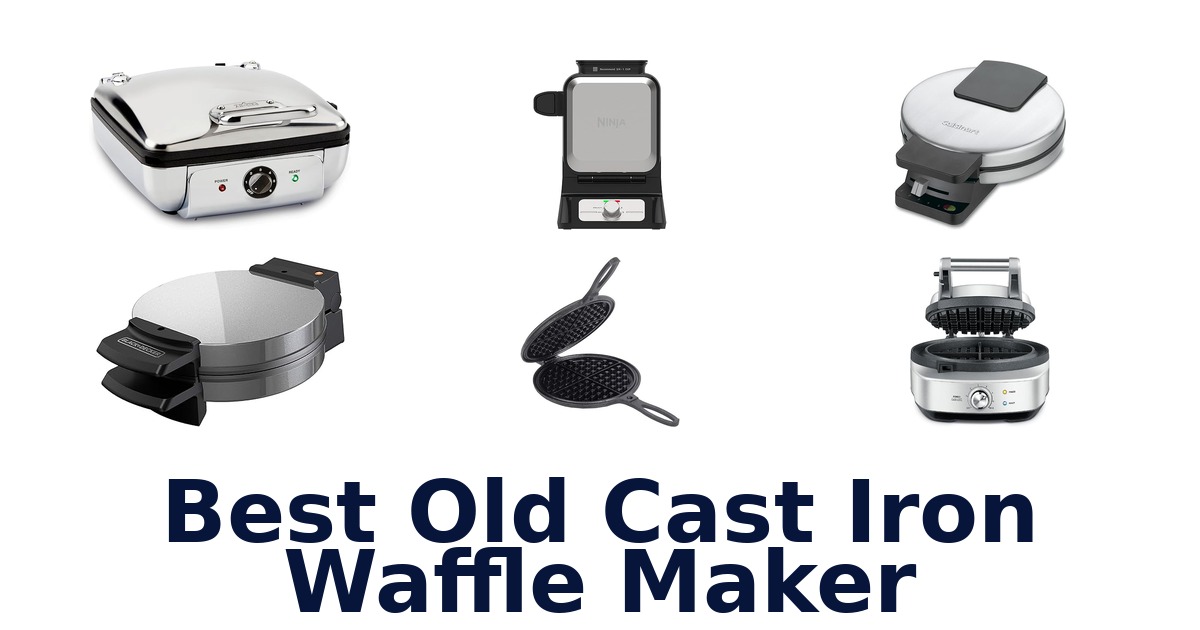 best old cast iron waffle maker