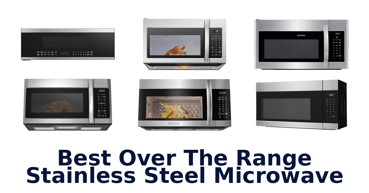best over the range stainless steel microwave