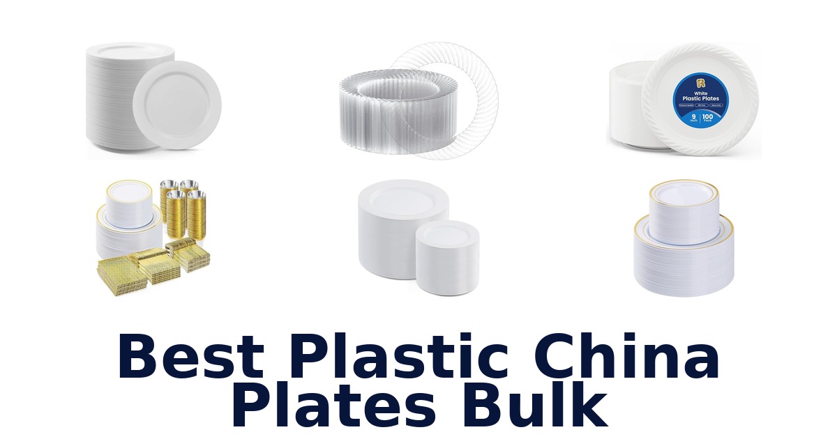 best plastic china plates bulk
