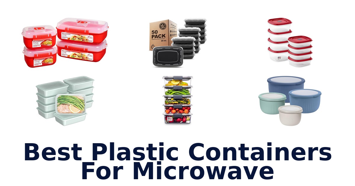 best plastic containers for microwave