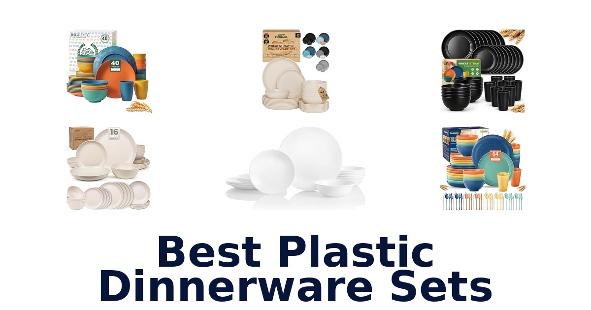 best plastic dinnerware sets