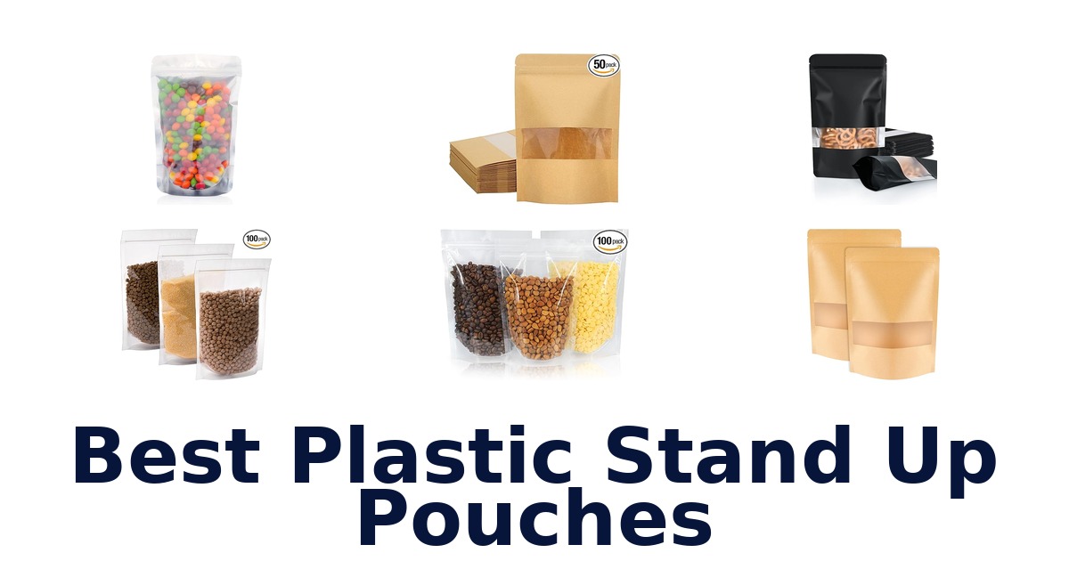 best plastic stand up pouches