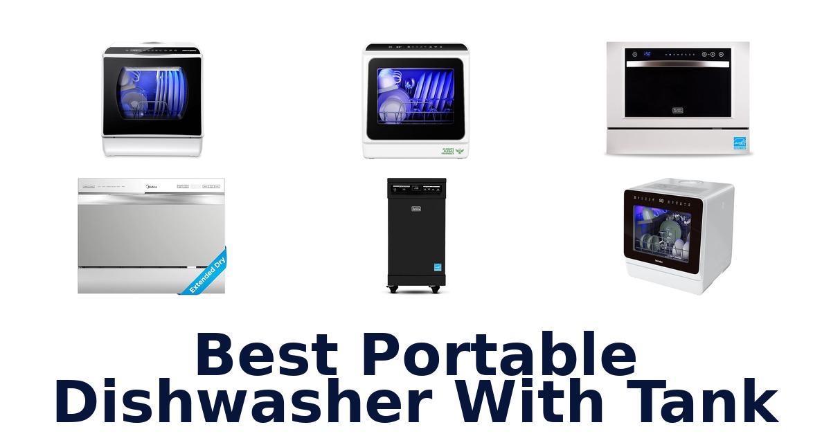 best portable dishwasher with tank