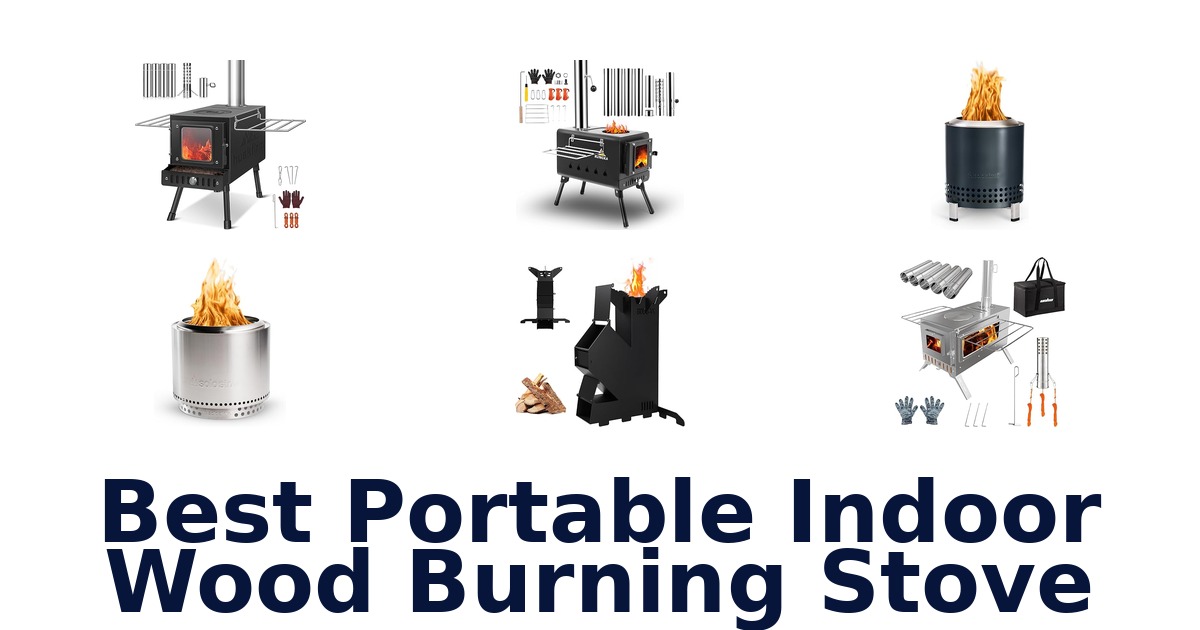 best portable indoor wood burning stove
