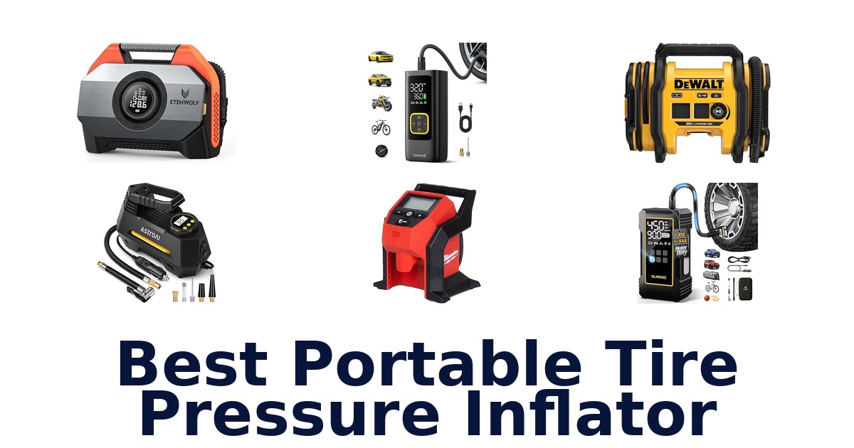 best portable tire pressure inflator
