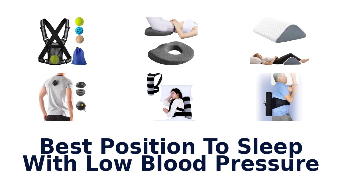 best position to sleep with low blood pressure