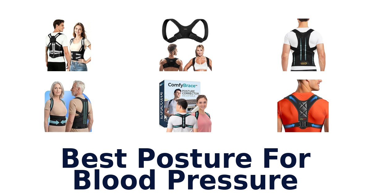 best posture for blood pressure