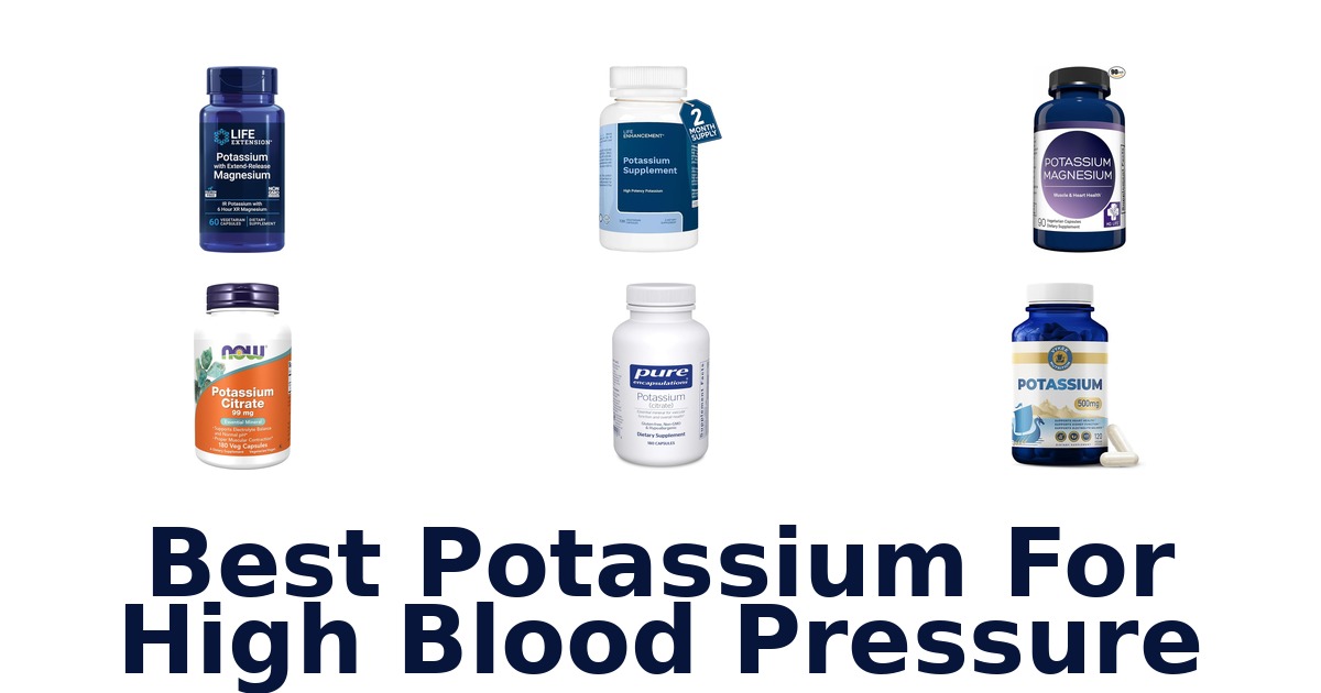 best potassium for high blood pressure