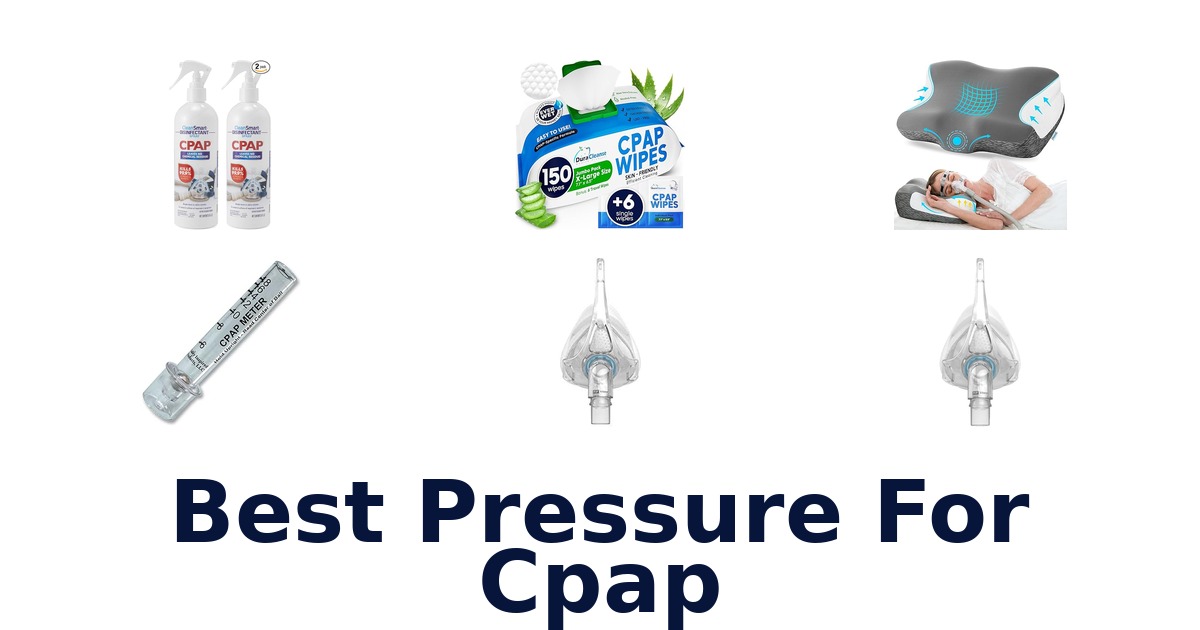best pressure for cpap