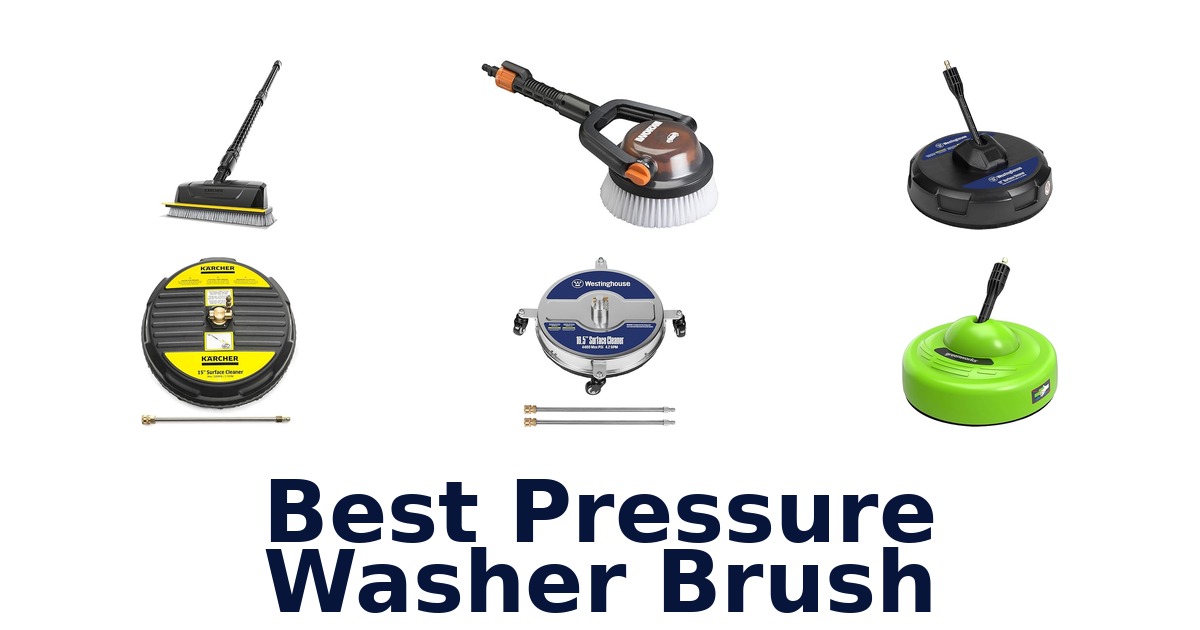 best pressure washer brush