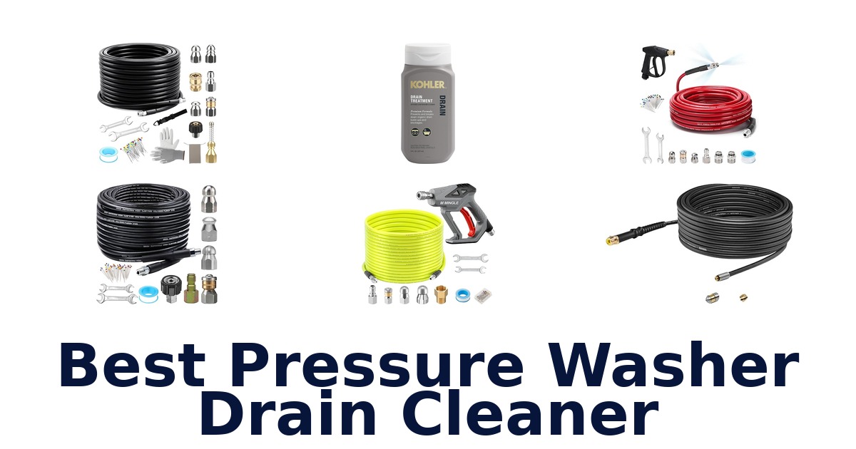 best pressure washer drain cleaner