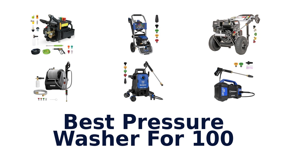 best pressure washer for 100