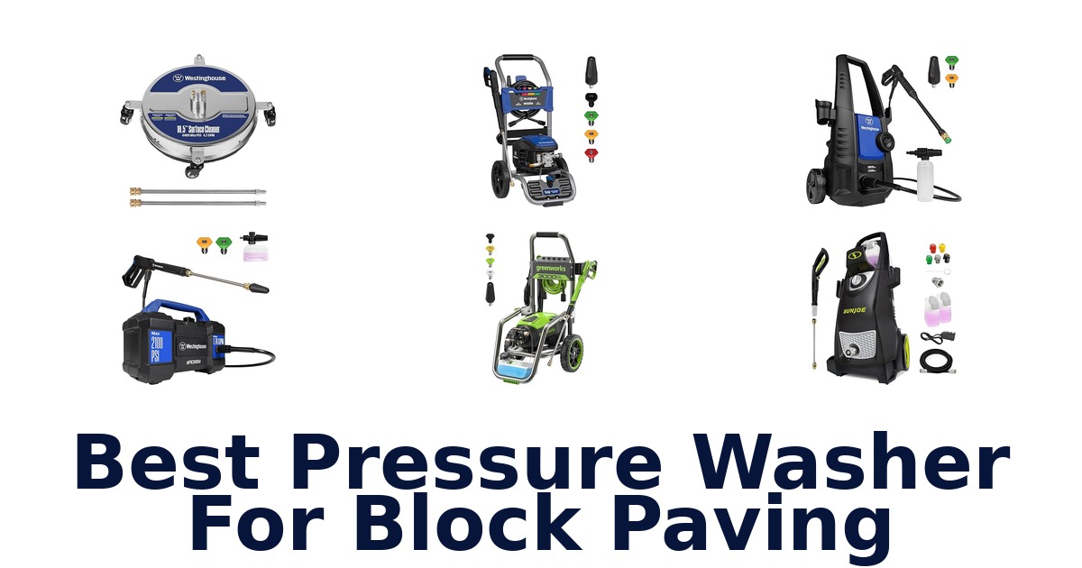 best pressure washer for block paving