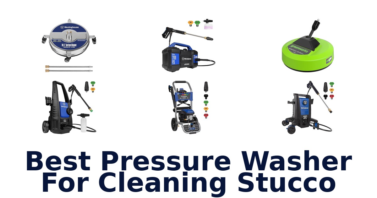 best pressure washer for cleaning stucco