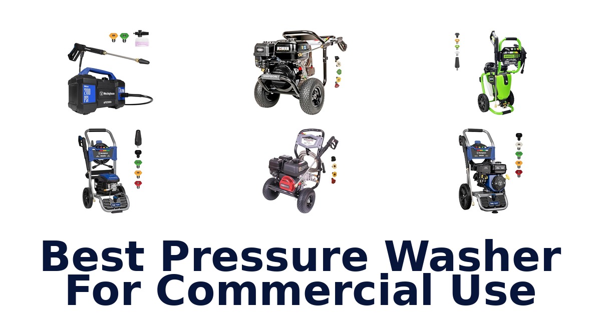 best pressure washer for commercial use