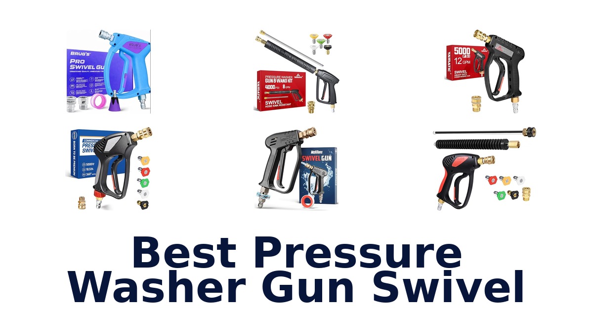best pressure washer gun swivel