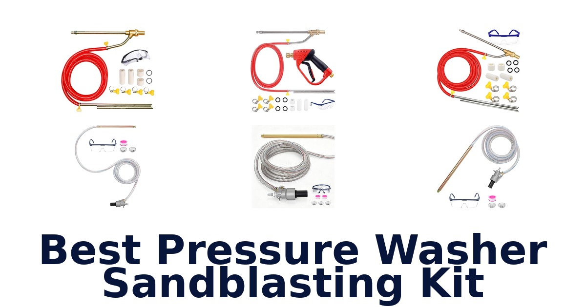 best pressure washer sandblasting kit