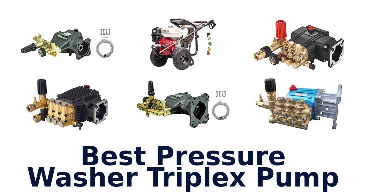 best pressure washer triplex pump