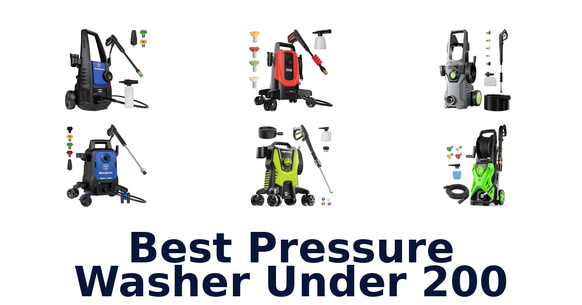 best pressure washer under 200