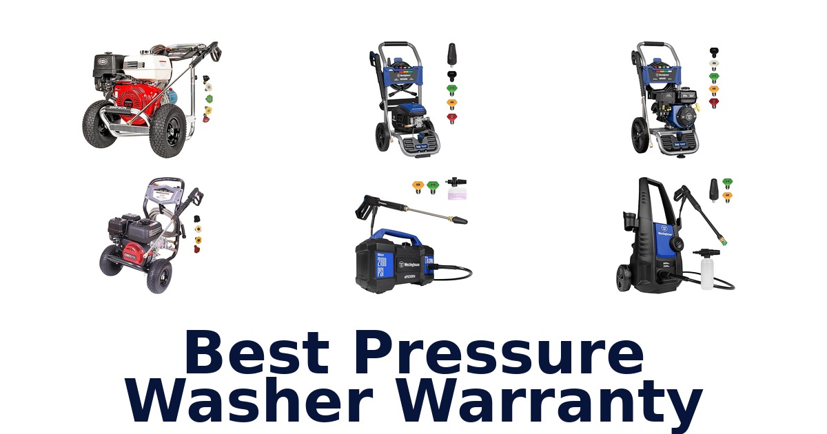 best pressure washer warranty