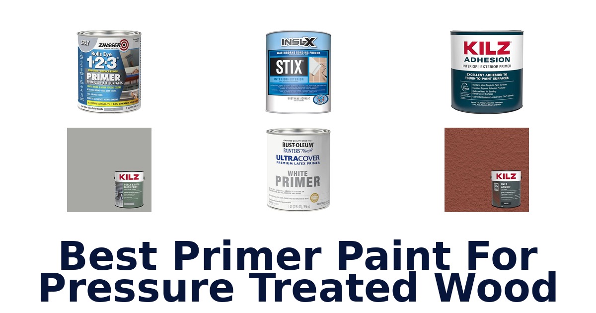 best primer paint for pressure treated wood